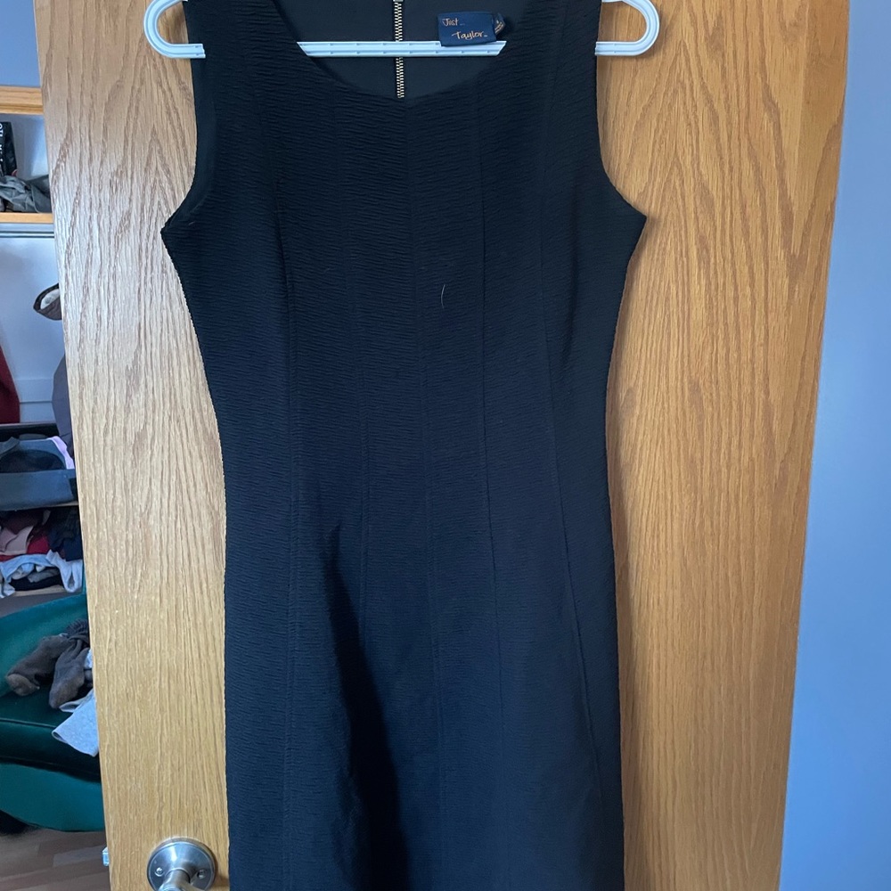 black cocktail dress